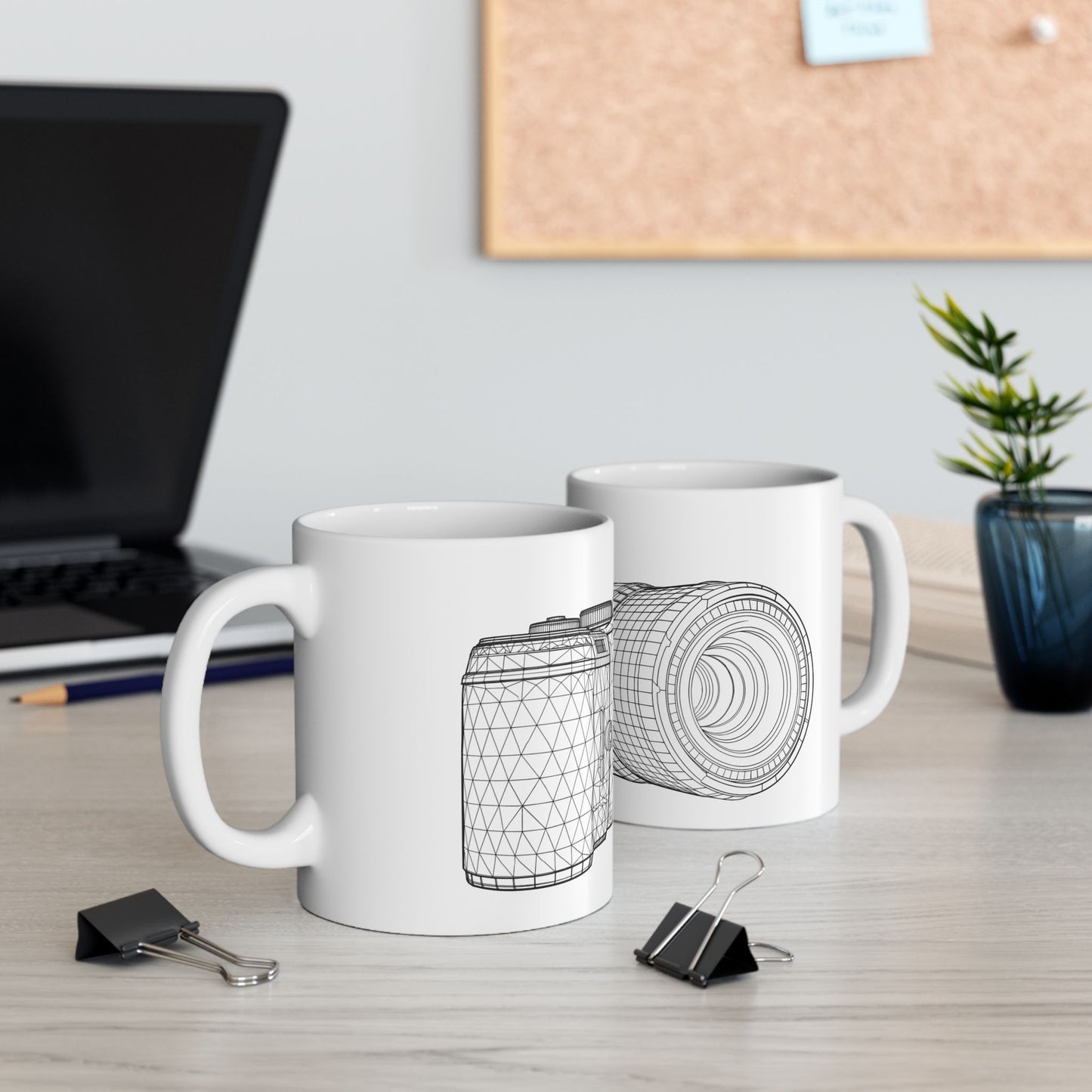 Camera Lens Ceramic Mug - Perfect Gift for Photographers, 11oz & 15oz Sizes, Photography Enthusiast Coffee Cup, Unique Holiday Gift