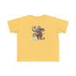 Cute Elephant Toddler Tee, Fun Summer Shirt, Kids Beachwear, Adorable Gift for Ages 2-5, Playful Animal Apparel