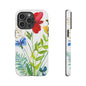 Floral Watercolor Tough Phone Case — Wildflower Bouquet Protective Cover