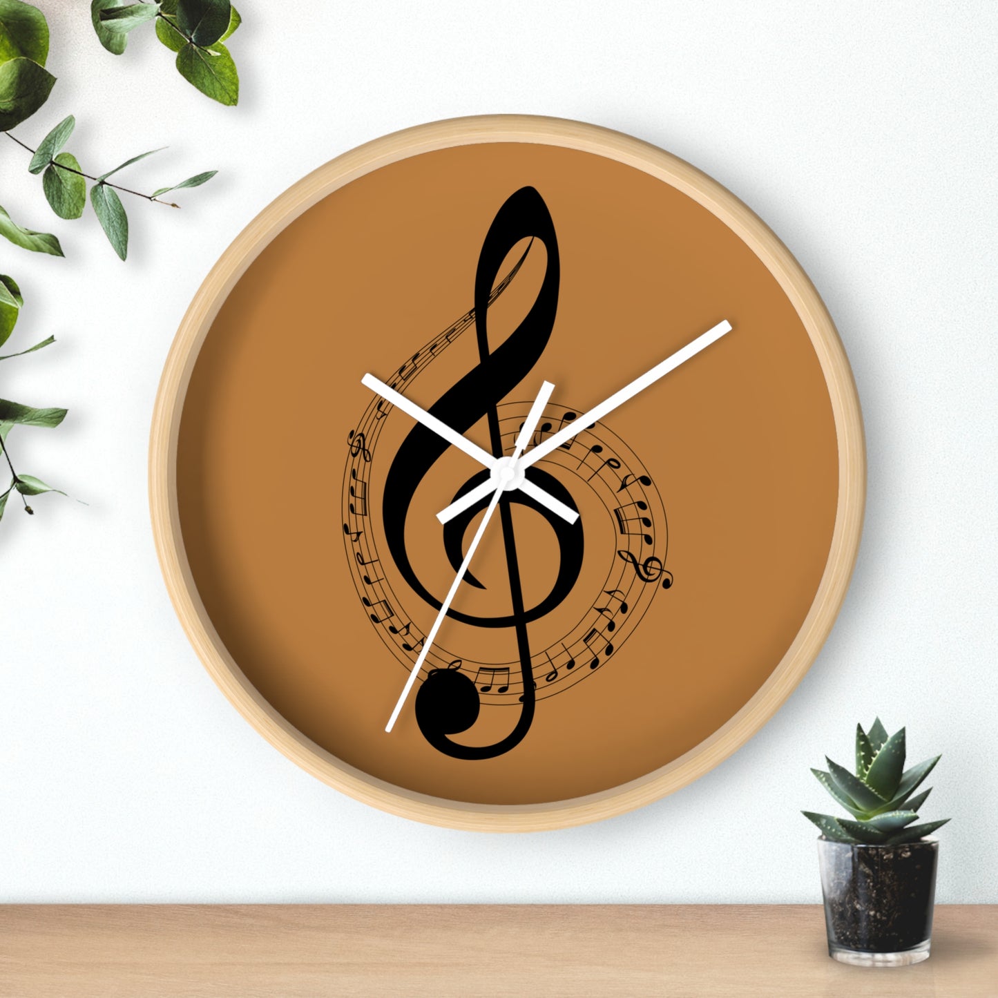 Musical Note Wall Clock