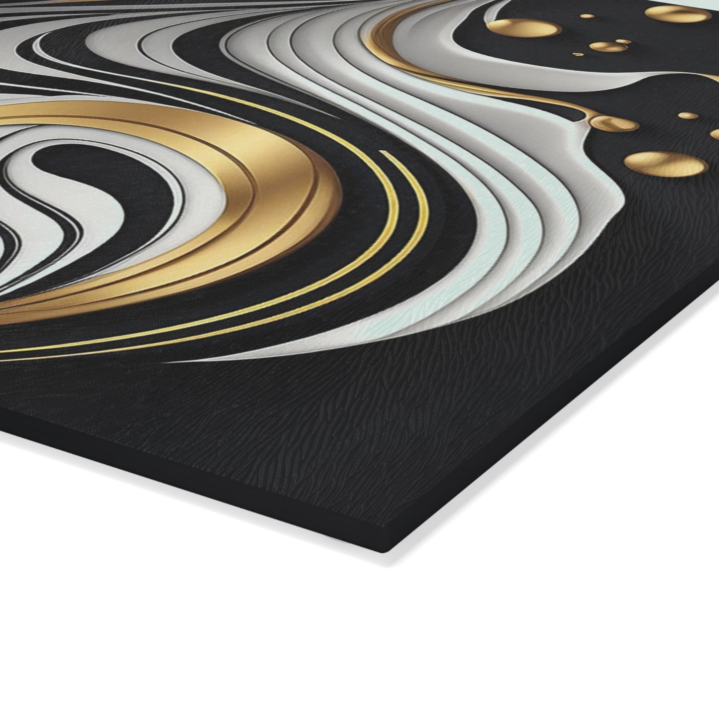 Elegant Abstract Glass Cutting Board