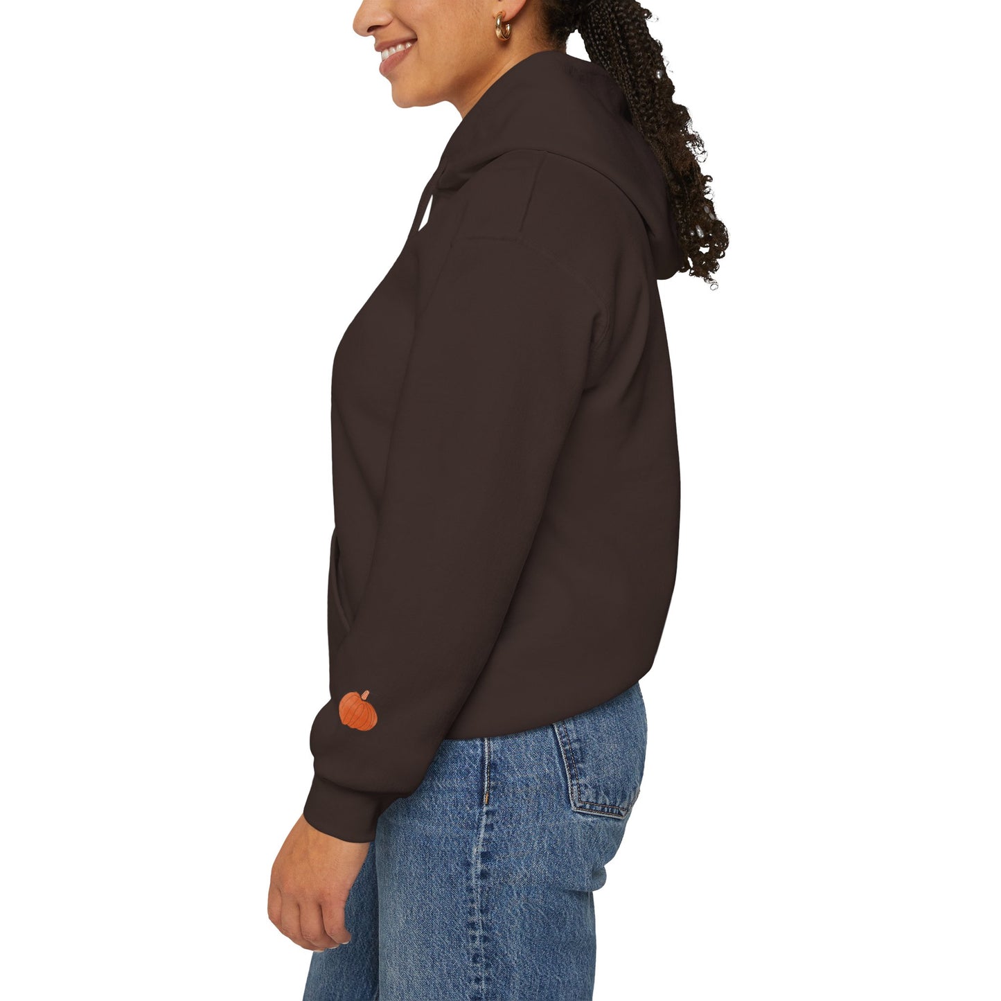 Cozy Fall Vibes Hoodie, Unisex Sweatshirt for Autumn, Pumpkin Design, Perfect for Thanksgiving, Gift for Friends, Seasonal Wear
