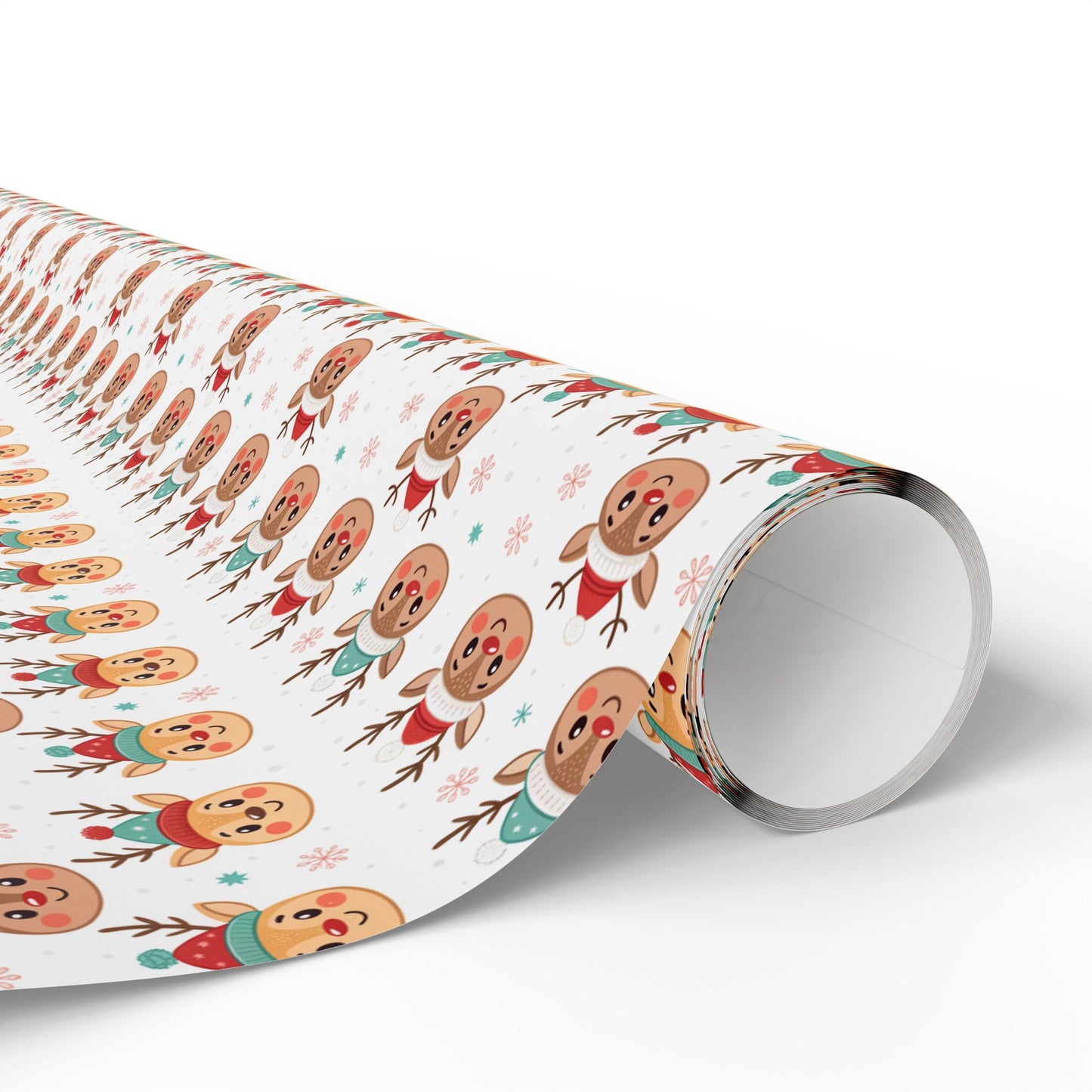 Gingerbread Pattern Wrapping Paper — Festive Holiday Gift Wrap (Roll)