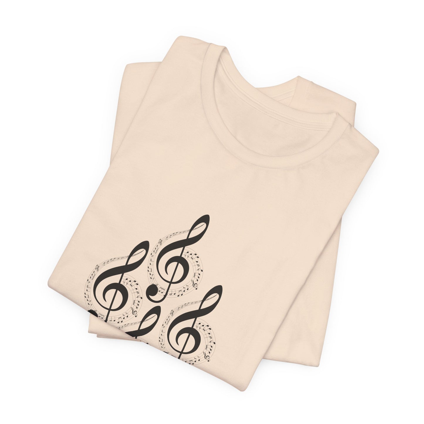 Musical Notes Tee - Perfect for Music Lovers, Casual Wear, Concerts, Festivals, Unique Gift Idea