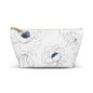 Floral Accessory Pouch, Makeup Bag, Cosmetic Case, Gift for Her, Travel