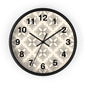 Elegant Floral Wall Clock - Home Decor, Modern Timepiece, Gift for Her, Office Decor, Living Room Accent