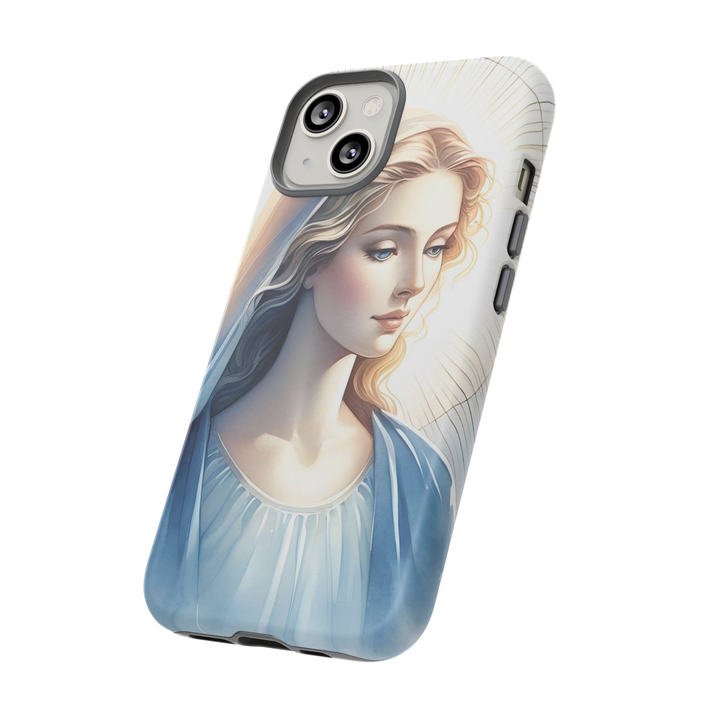 Beautiful Mary Phone Case, Tough Phone Case, Inspirational Tech Accessory, Gift for Her, Religious Phone Cover
