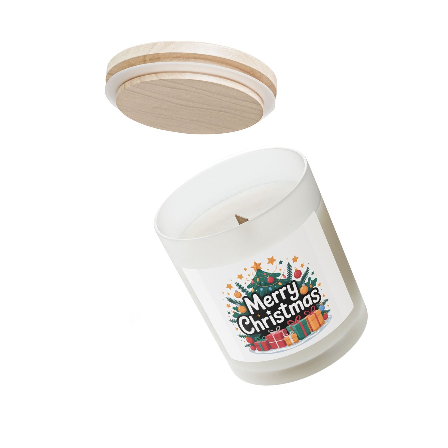 Festive Christmas Candle, Holiday Scented Gift, Merry Christmas Decor, Seasonal Aromatherapy, Home Fragrance