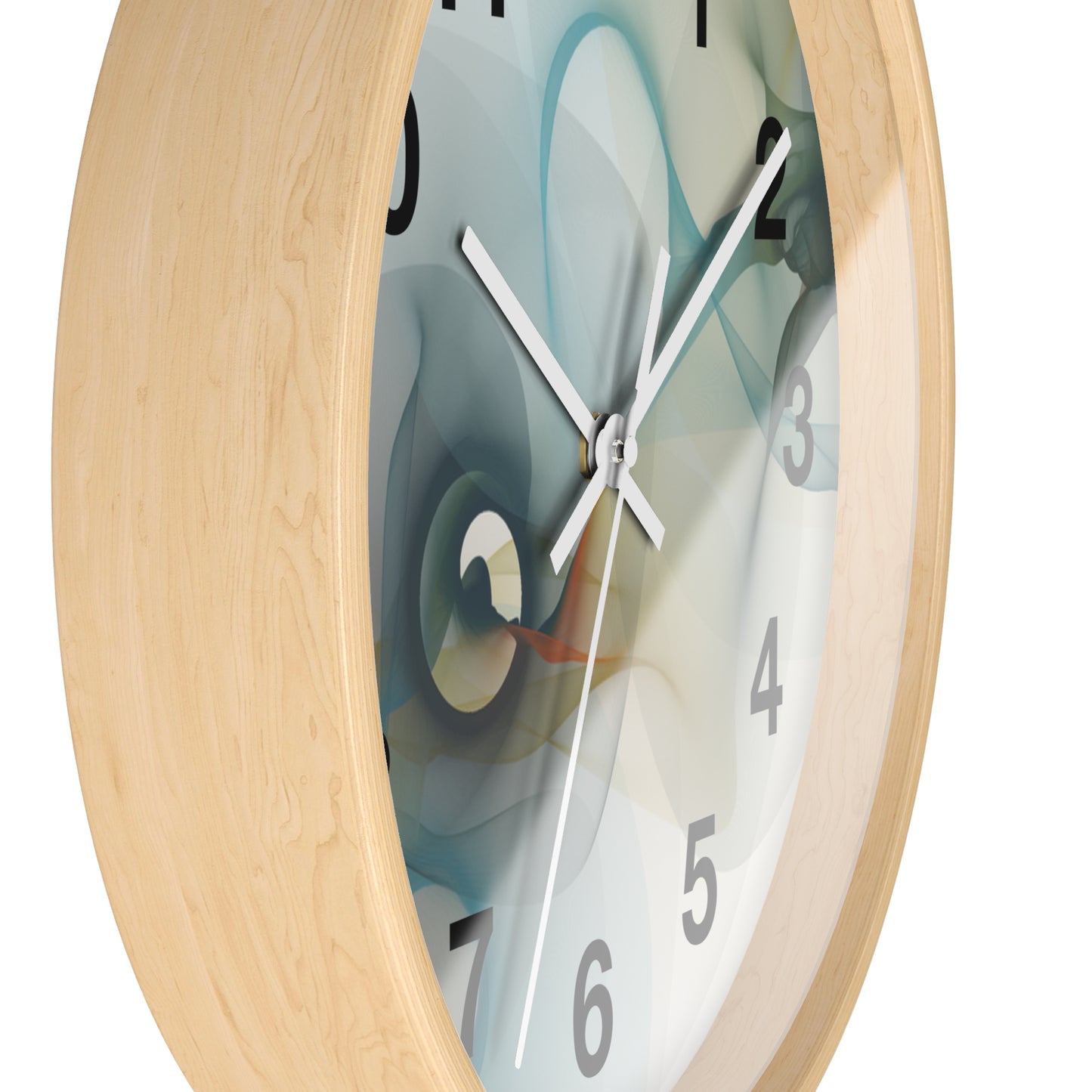 Abstract Smoke Wall Clock | Modern Home Decor