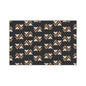 Floor Mat — Modern Retro Floral Pattern Heavy-Duty Entry Rug