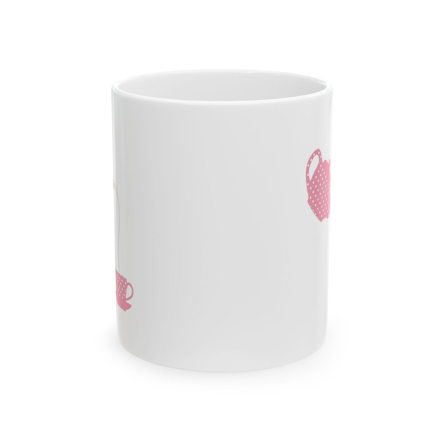 Charming Pink Teapot Ceramic Mug | Perfect for Tea Lovers, Gift for Mother's Day, Birthday, Kitchen Decor, Cozy Evenings