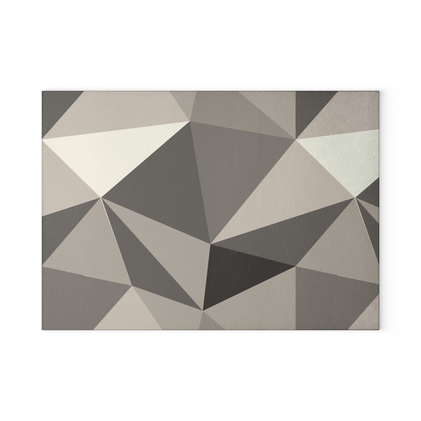Stylish Glass Cutting Board, Geometric Kitchen Decor, Modern Gift for Chefs, Housewarming, Wedding, Functional Art