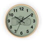 Photography Themed Wall Clock, Unique Gift for Photographers, Blue Clock, Home Decor, Creative Wall Art, Photography Lover