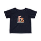 Whimsical Fox Infant Tee, Cute Kids Shirt, Personalized Baby Clothing, Baby Shower Gift, Eco-Friendly Toddler Tee