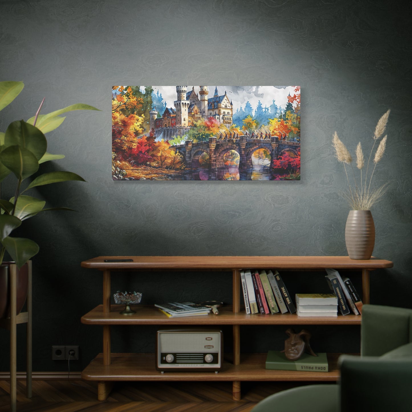 Matte Canvas, Stretched, 1.25" - Castle