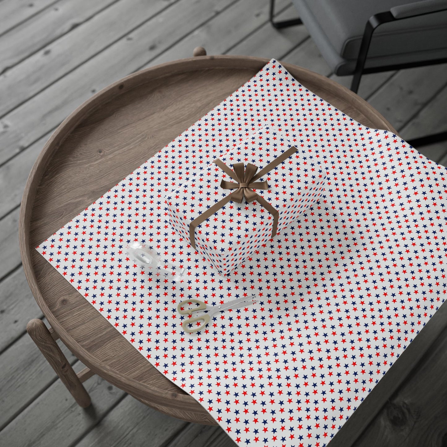 Wrapping Papers stars red white and blue