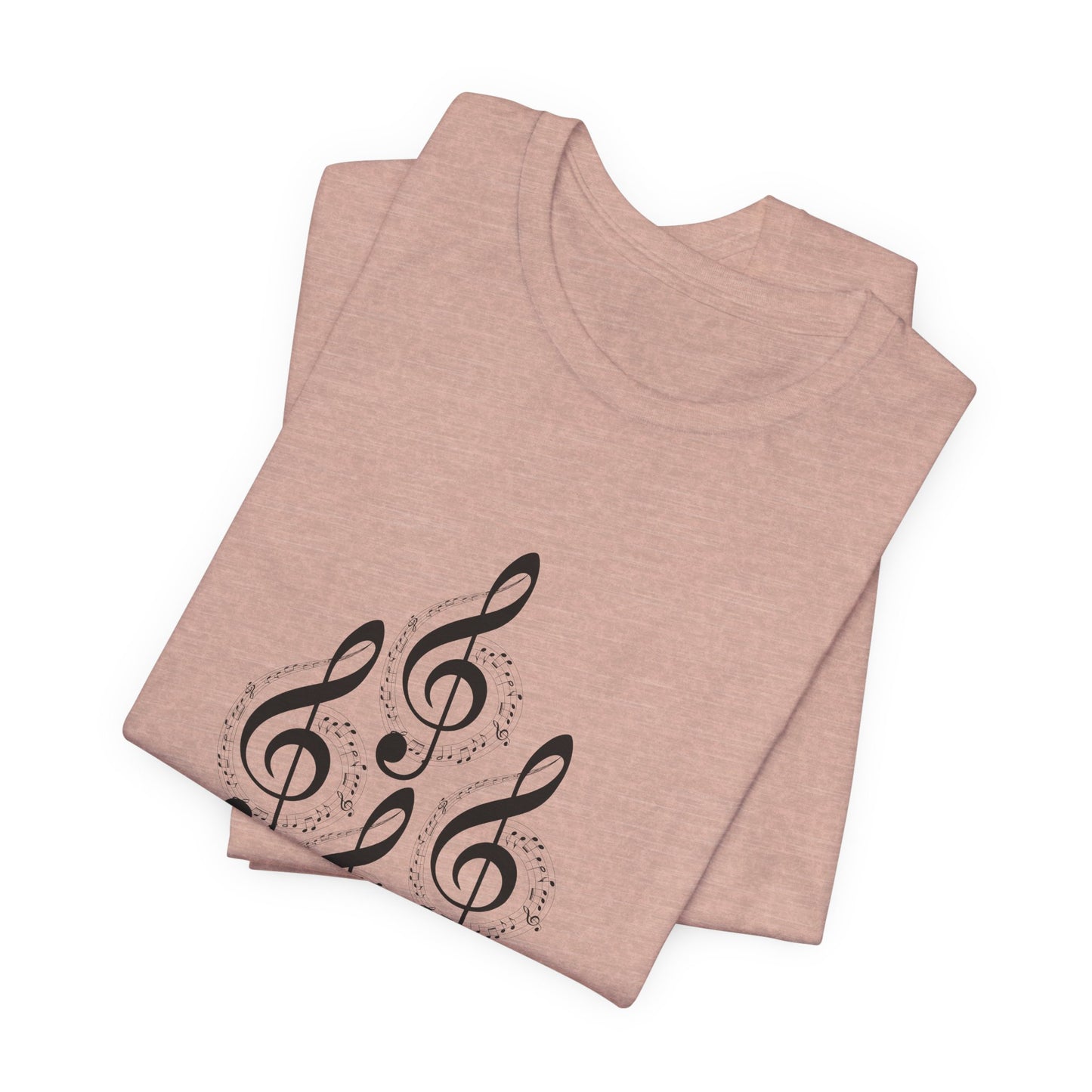 Musical Notes Tee - Perfect for Music Lovers, Casual Wear, Concerts, Festivals, Unique Gift Idea