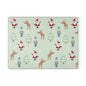 Festive Holiday Glass Cutting Board, Christmas Kitchen Decor, Seasonal Cooking Gift, Merry & Bright Kitchenware, Unique Holiday Tableware