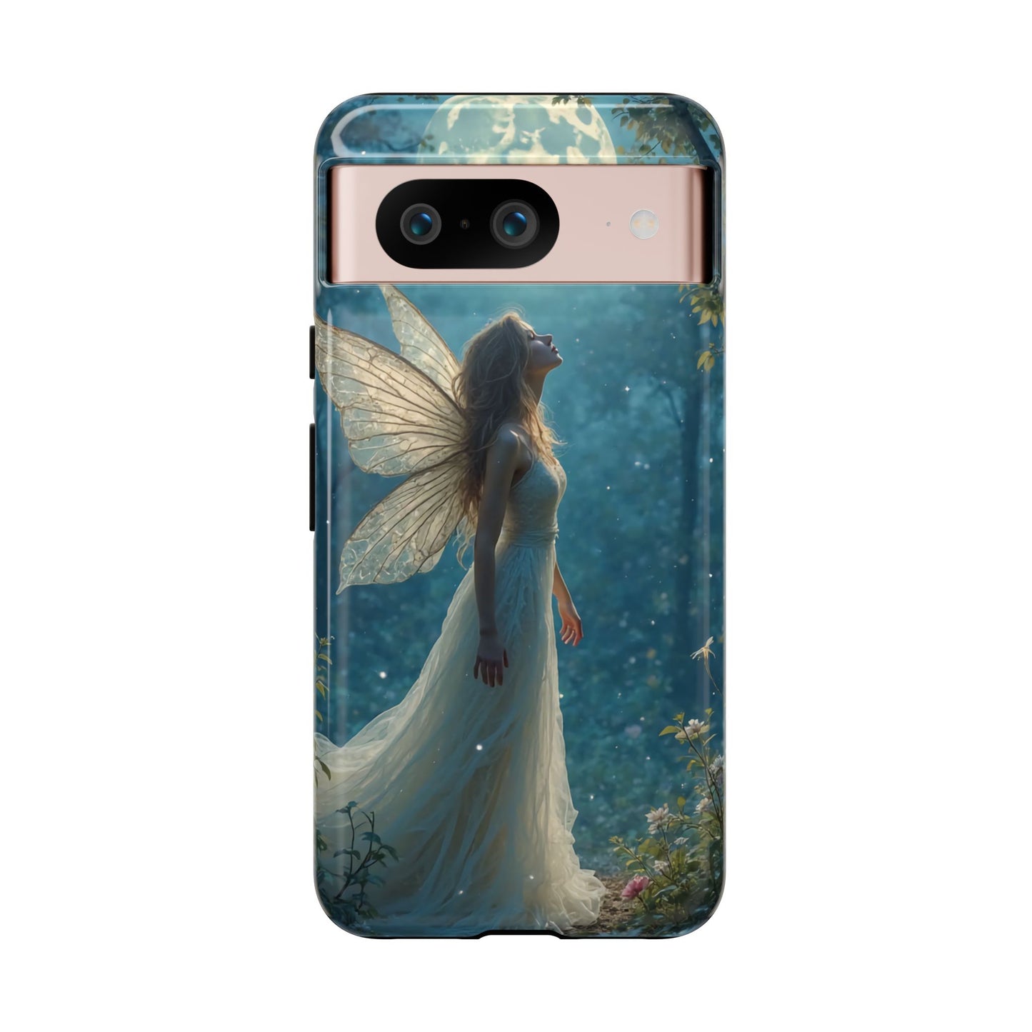 Fairy Moon Phone Case | Tough Cases for Nature Lovers, Fantasy Gift, Boho Phone Accessory, Ethereal Aesthetic, Magical Design