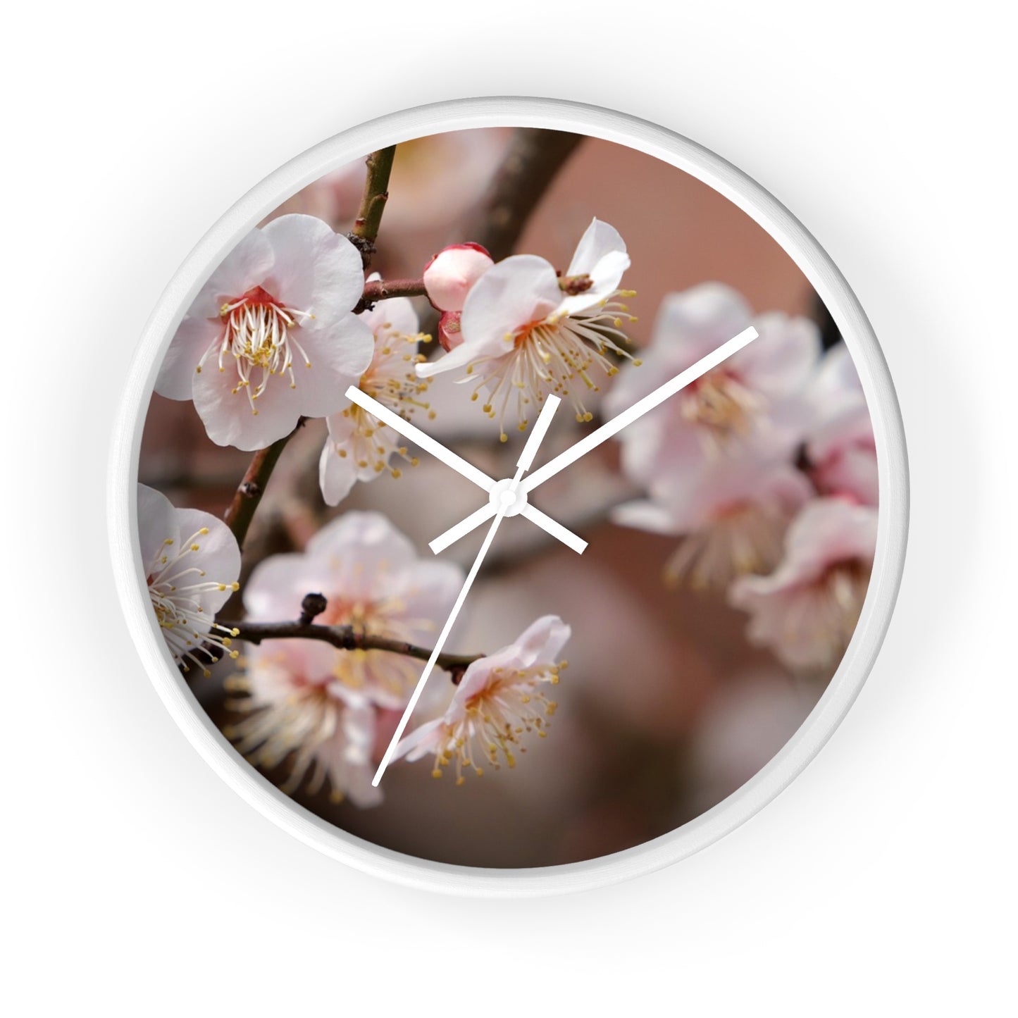 Elegant Floral Wall Clock