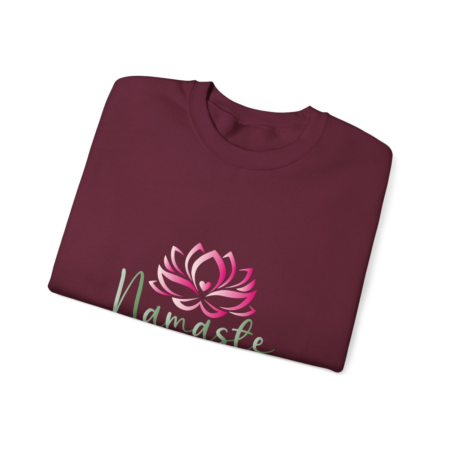 Namaste Lotus Sweatshirt — Cozy Yoga Crewneck for Meditation & Mindfulness