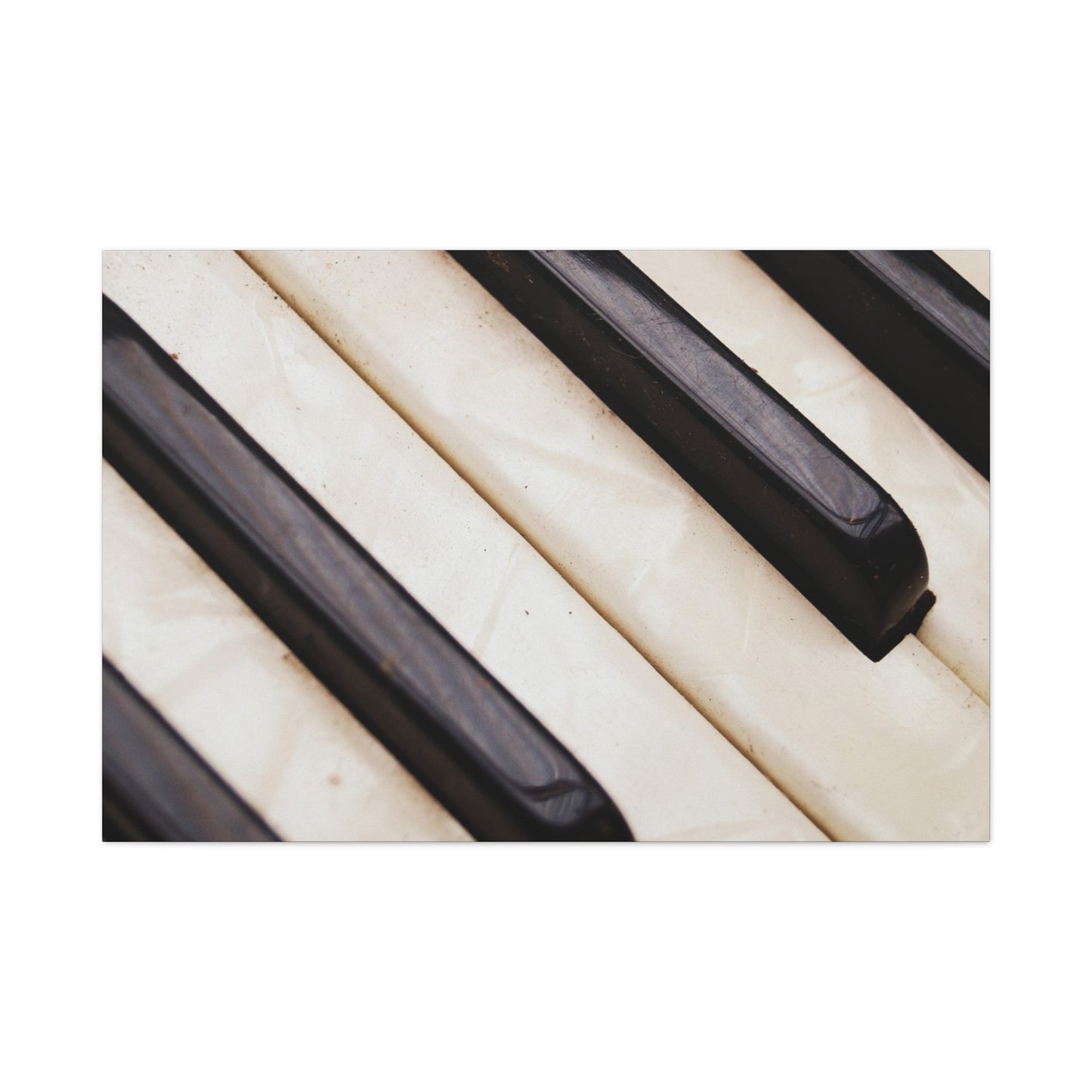 Piano Keys Canvas Wall Art, Music Decor for Home, Perfect Gift for Musicians or Music Lovers