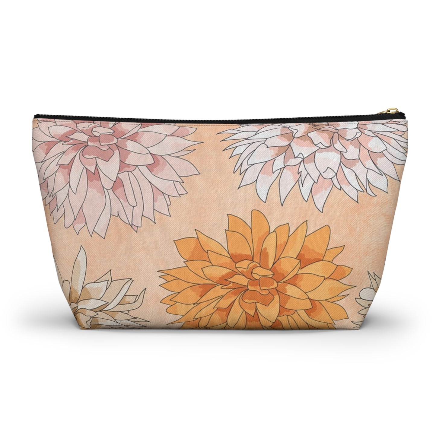 Floral Accessory Pouch - Versatile Cosmetic Bag, Travel Organizer, Gift for Her, Makeup Storage, Stylish Pencil Case
