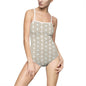 Stylish Women's One-Piece Swimsuit, AOP Summer Swimwear, Beach Day Essentials, Poolside Fashion, Resort Wear, Vacation Outfit