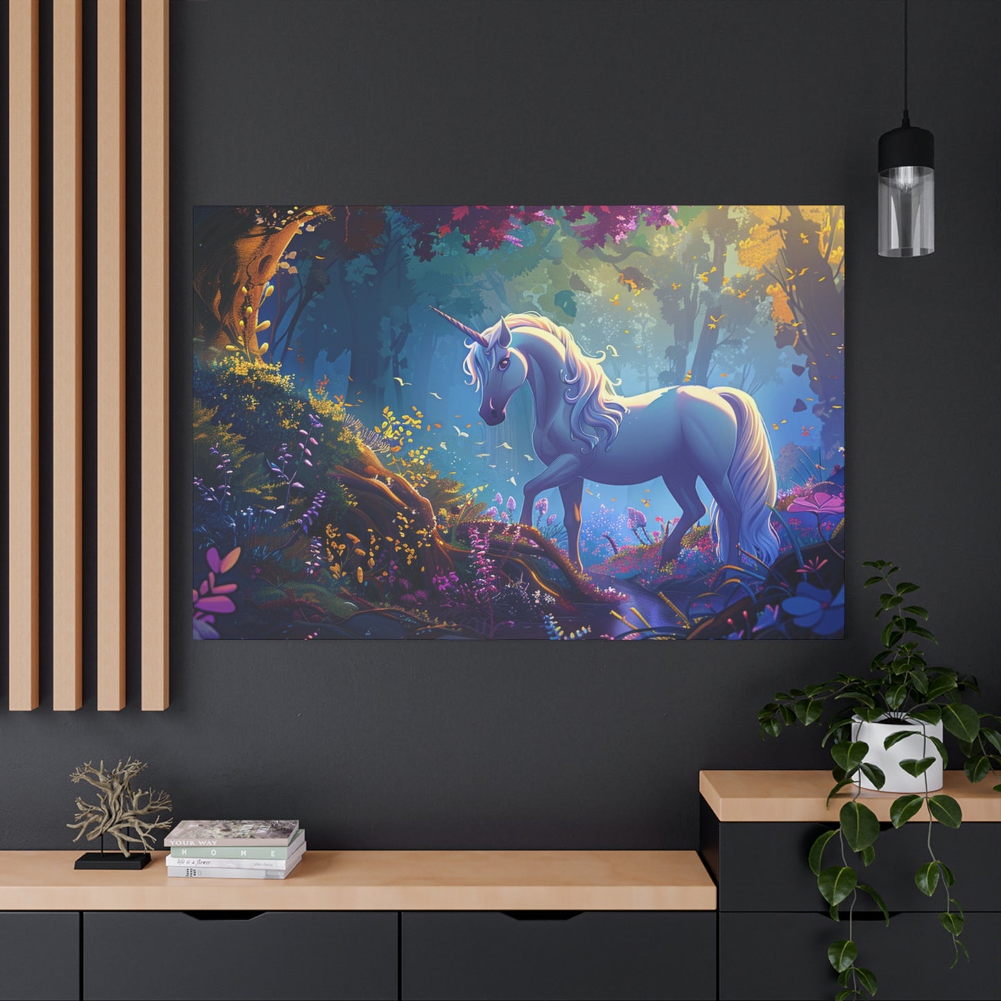 Matte Canvas, Stretched, 1.25" - Unicorn