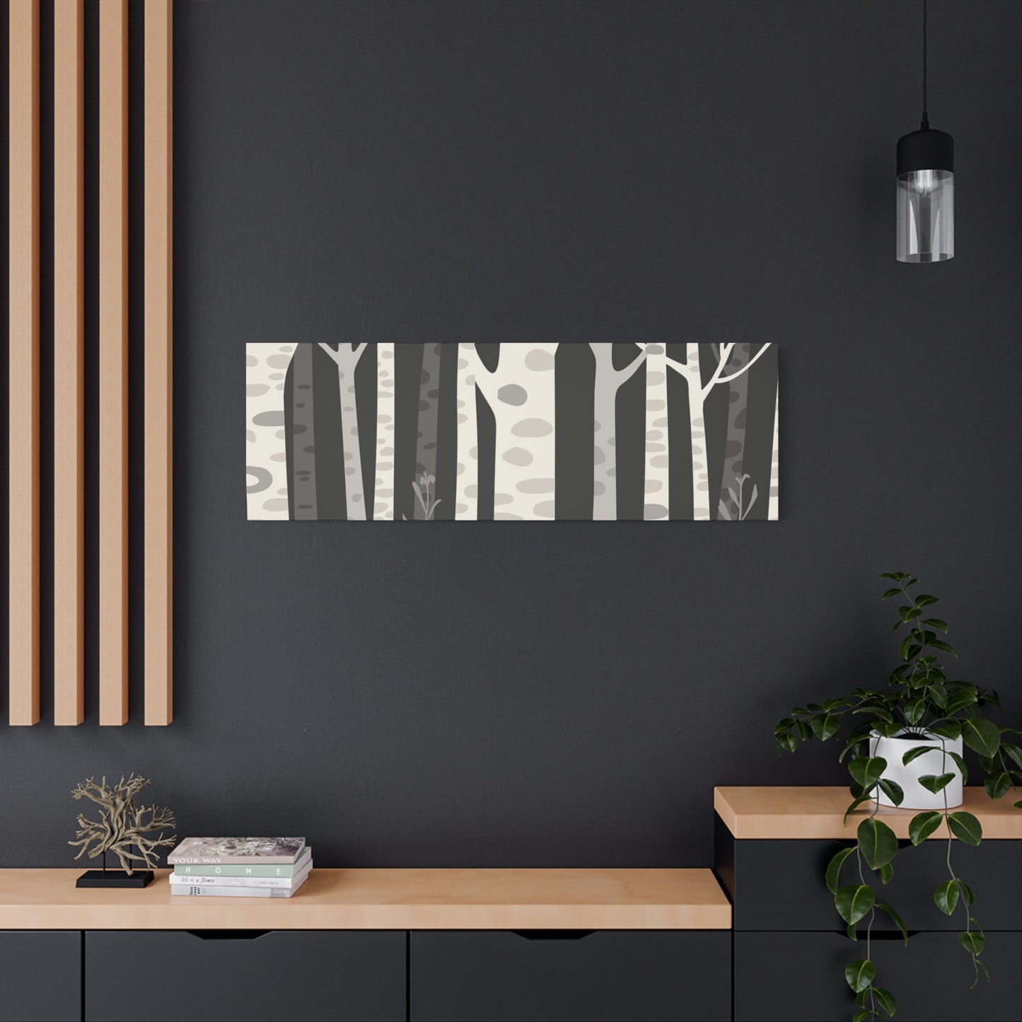 Matte Canvas, Stretched, 1.25" - Trees