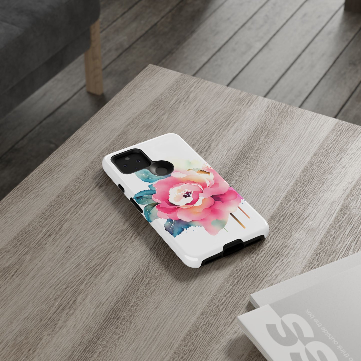 Floral Phone Case - Vibrant Rose Design