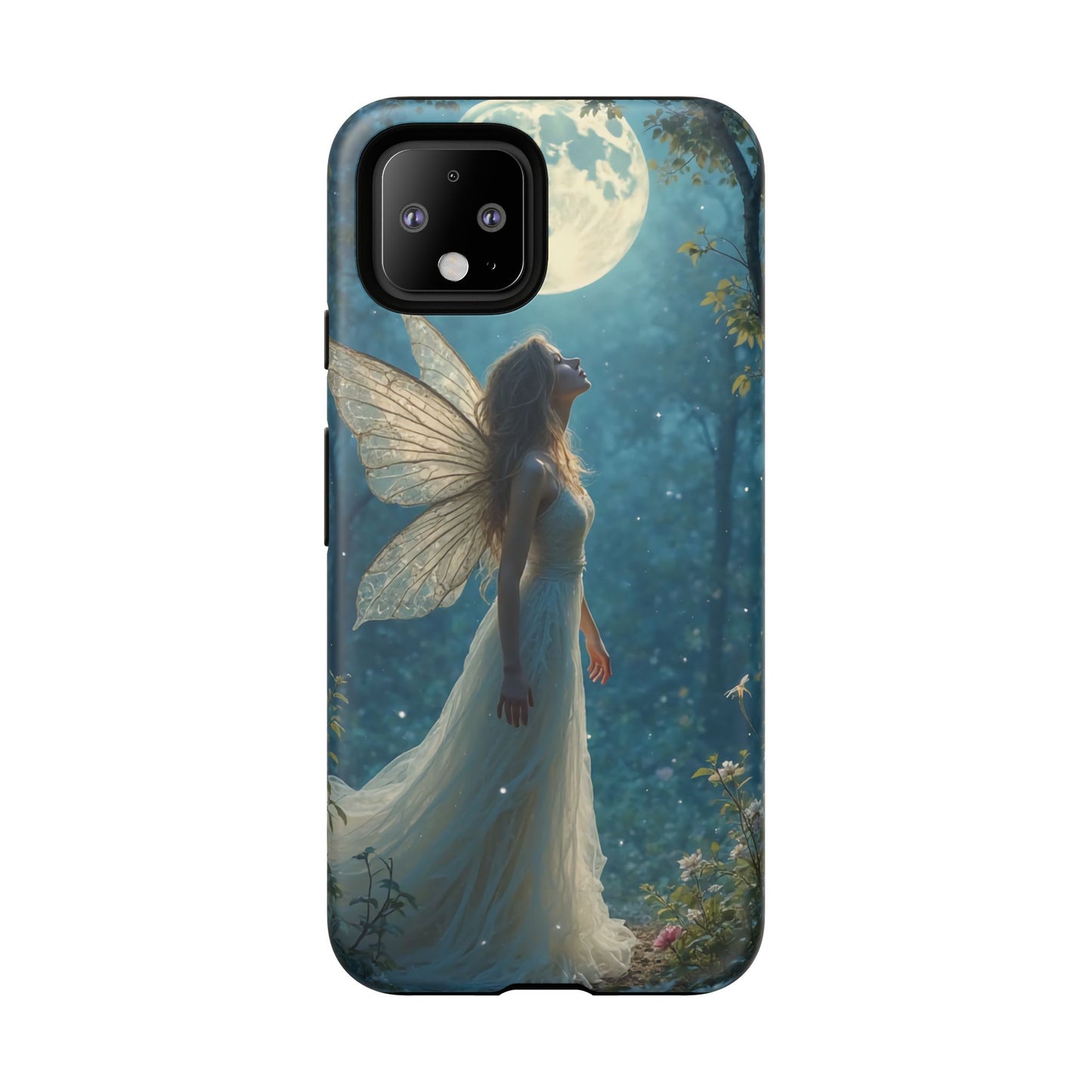 Fairy Moon Phone Case | Tough Cases for Nature Lovers, Fantasy Gift, Boho Phone Accessory, Ethereal Aesthetic, Magical Design