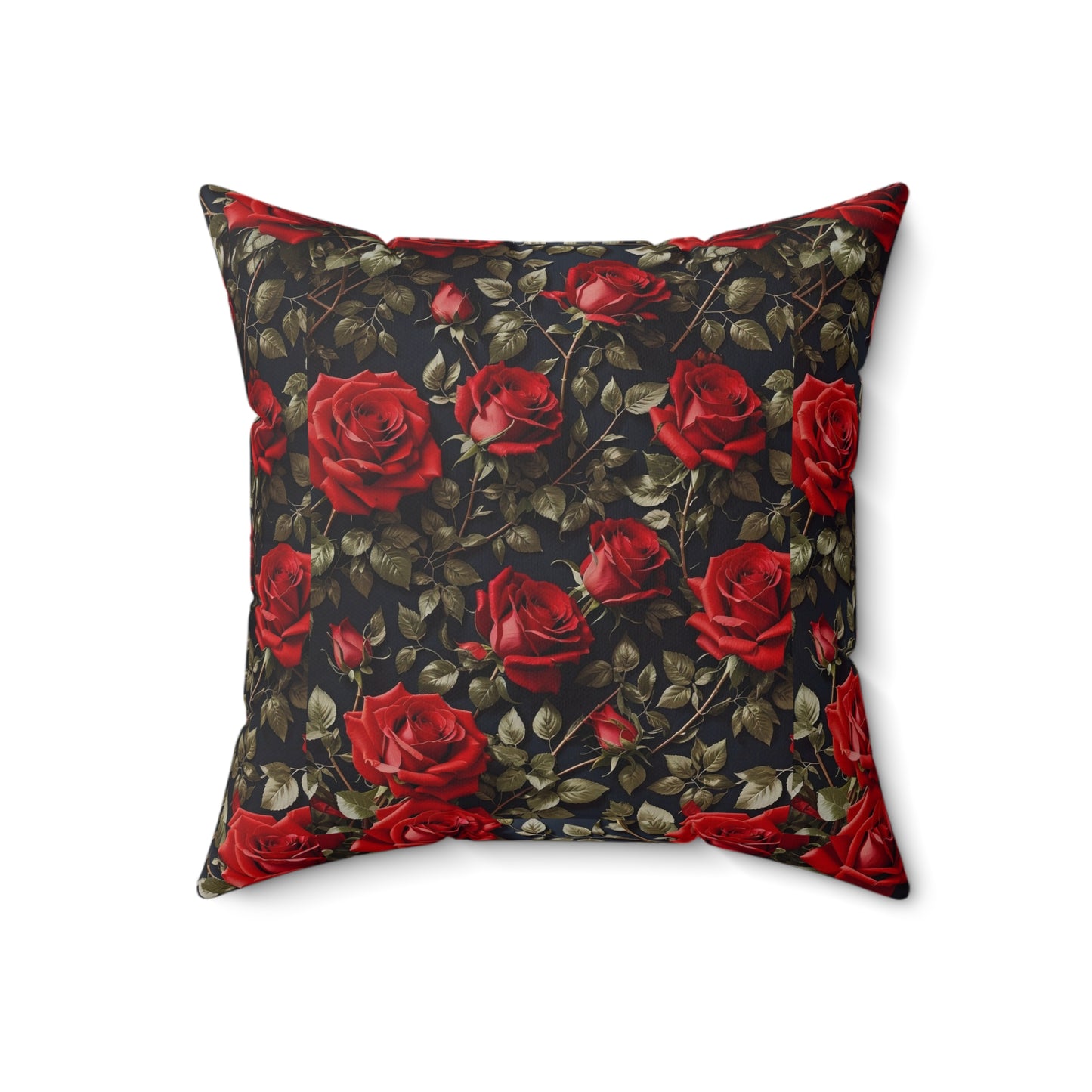 Elegant Floral Decorative Pillow, Rose Flower Cushion, Cozy Home Decor, Gift Idea for Weddings, Birthdays, Housewarming