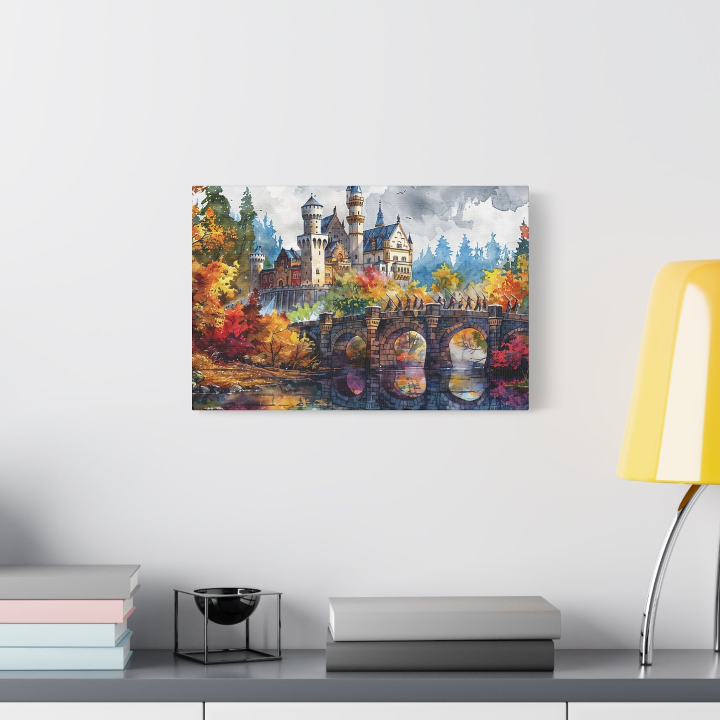 Matte Canvas, Stretched, 1.25" - Castle