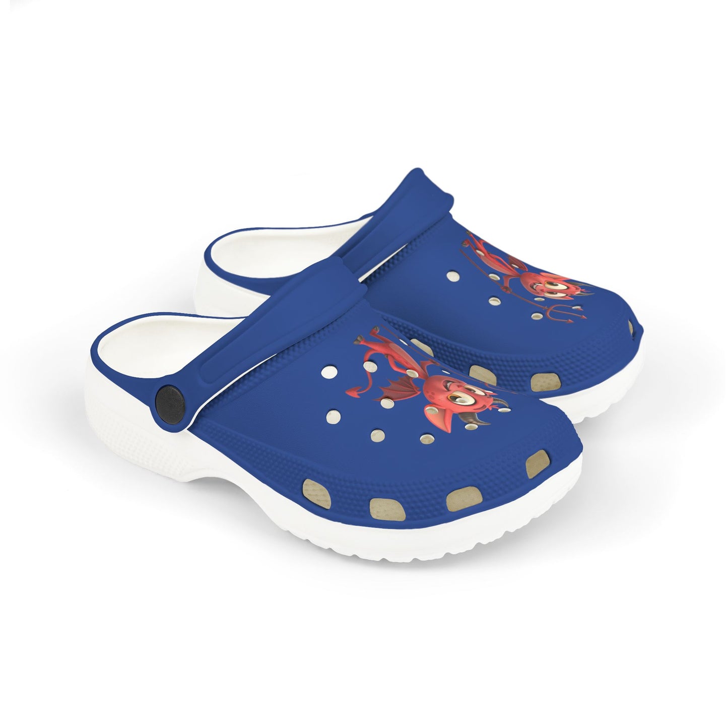 Kid's Fun Demon Clogs, Playful Footwear for Kids