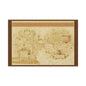 Vintage World Map Canvas Print — Matte Stretched Wall Art