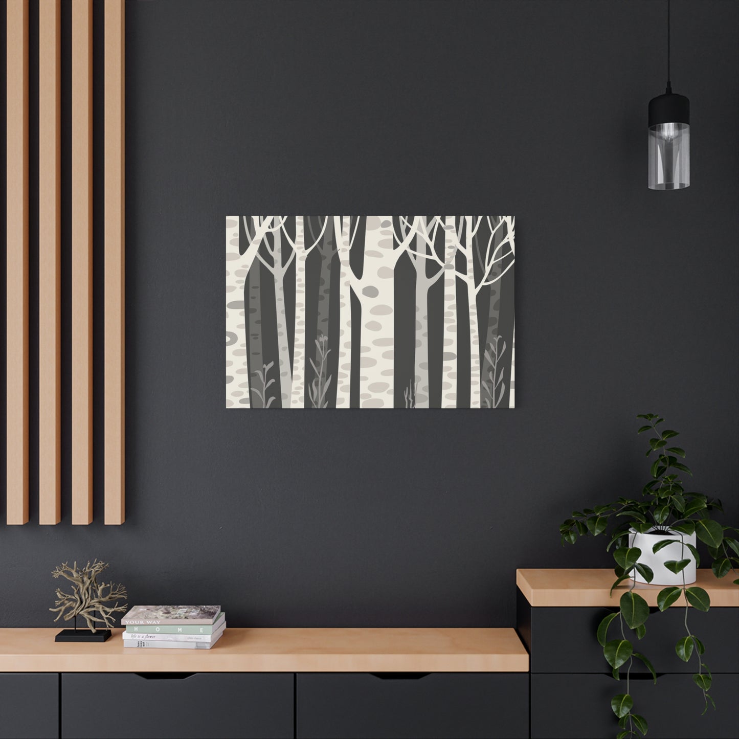 Matte Canvas, Stretched, 1.25" - Trees