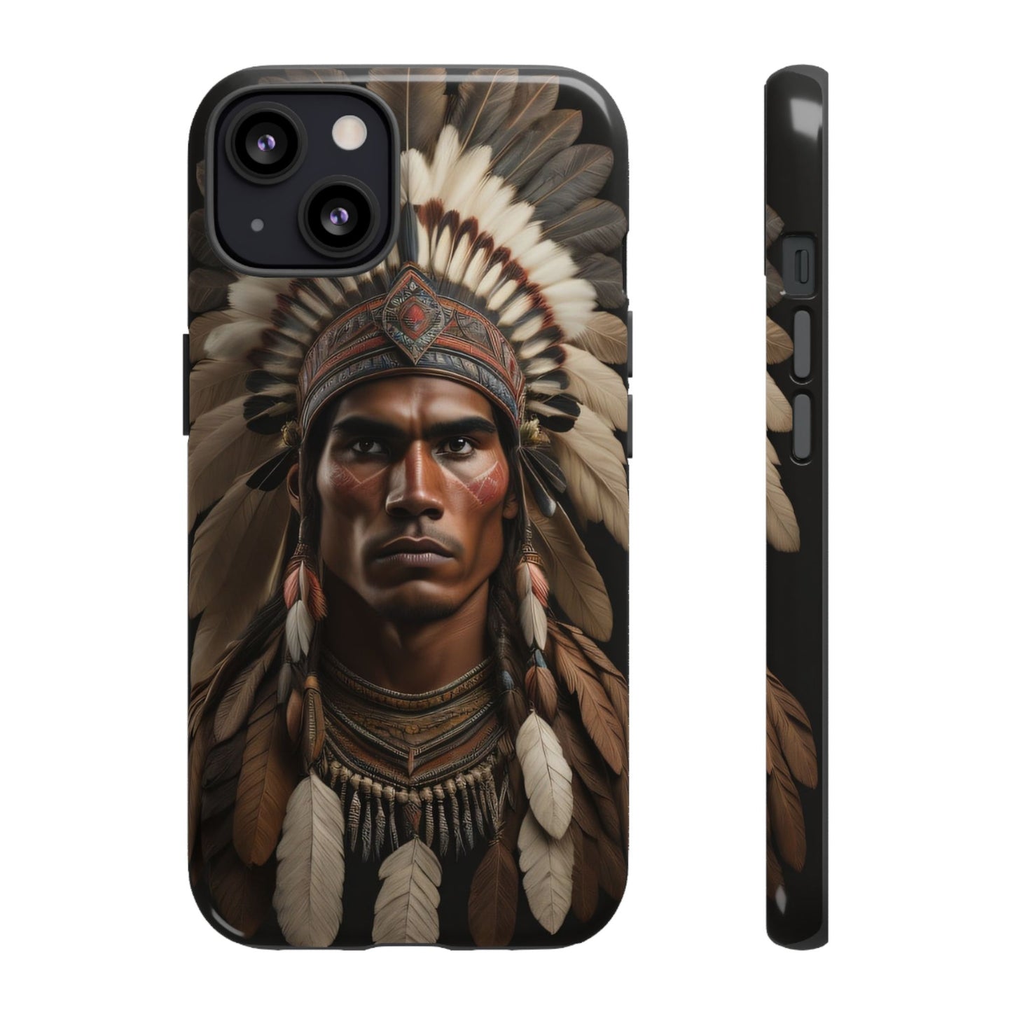 Native American Art Phone Case, Strong Culture Design, Unique Gift for Him or Her, Tough Cases, Customizable Protector, Tribal Style