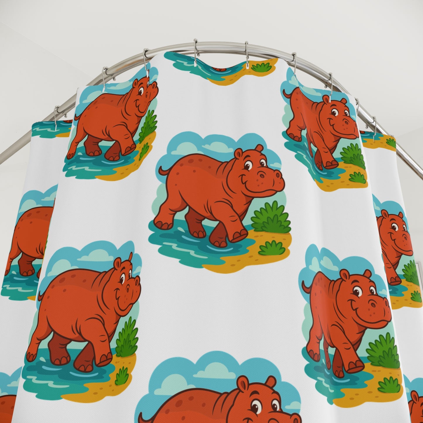 Shower Curtains hippo