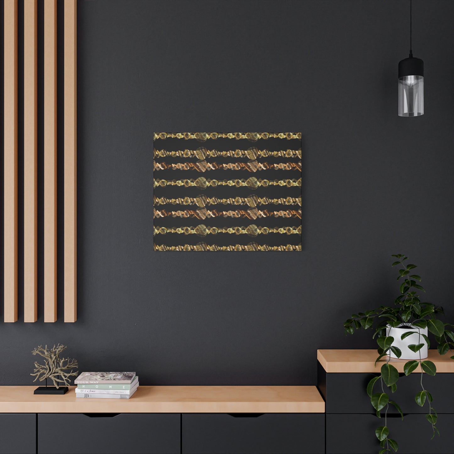 Artistic Canvas Gold and Black