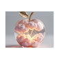 Surreal Glass Apple Canvas – Lightning & Pink Clouds Wall Art