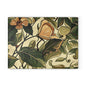 Floral Vine Glass Cutting Board — Vintage Botanical Design