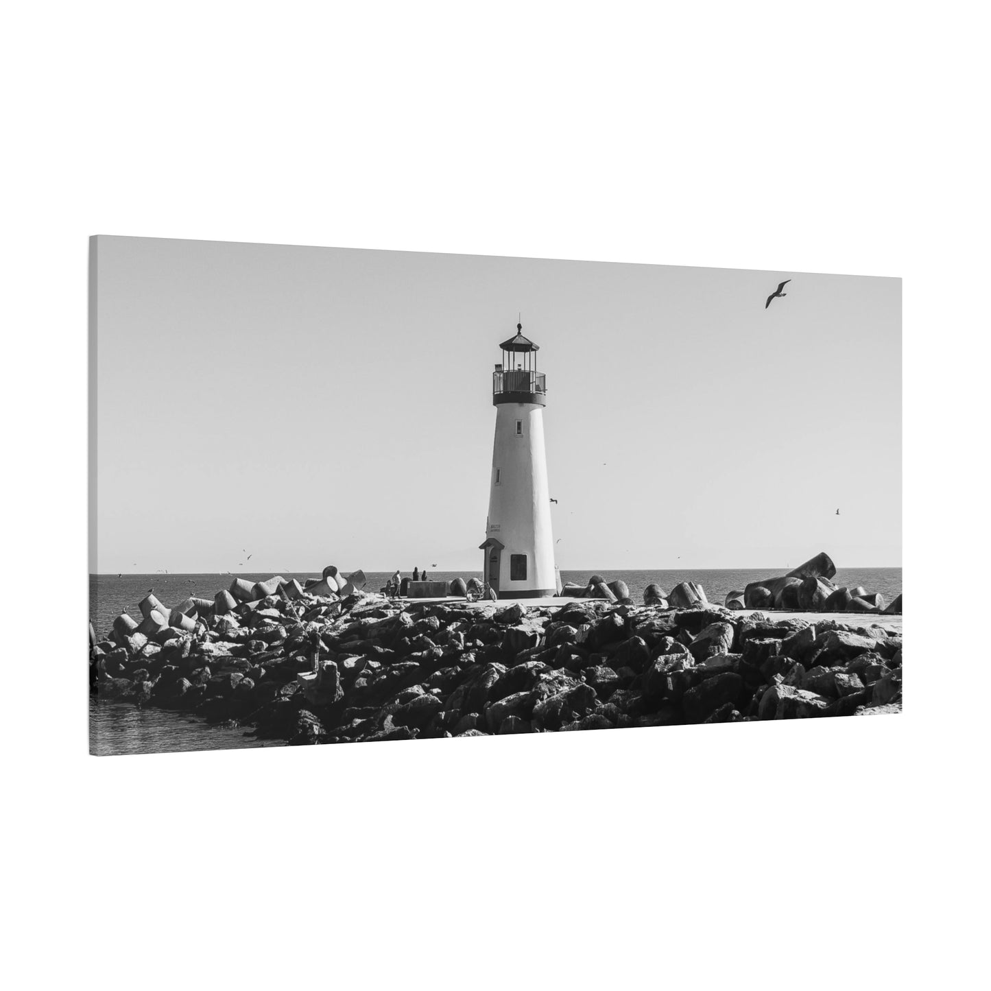 Matte Canvas, Stretched, 1.25" - Lighthouse