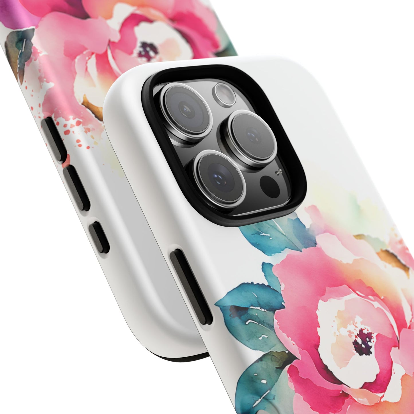Floral Phone Case - Vibrant Rose Design