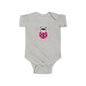 Cute Pink Ladybug Infant Bodysuit – Baby Girl Onesie with Heart Dots