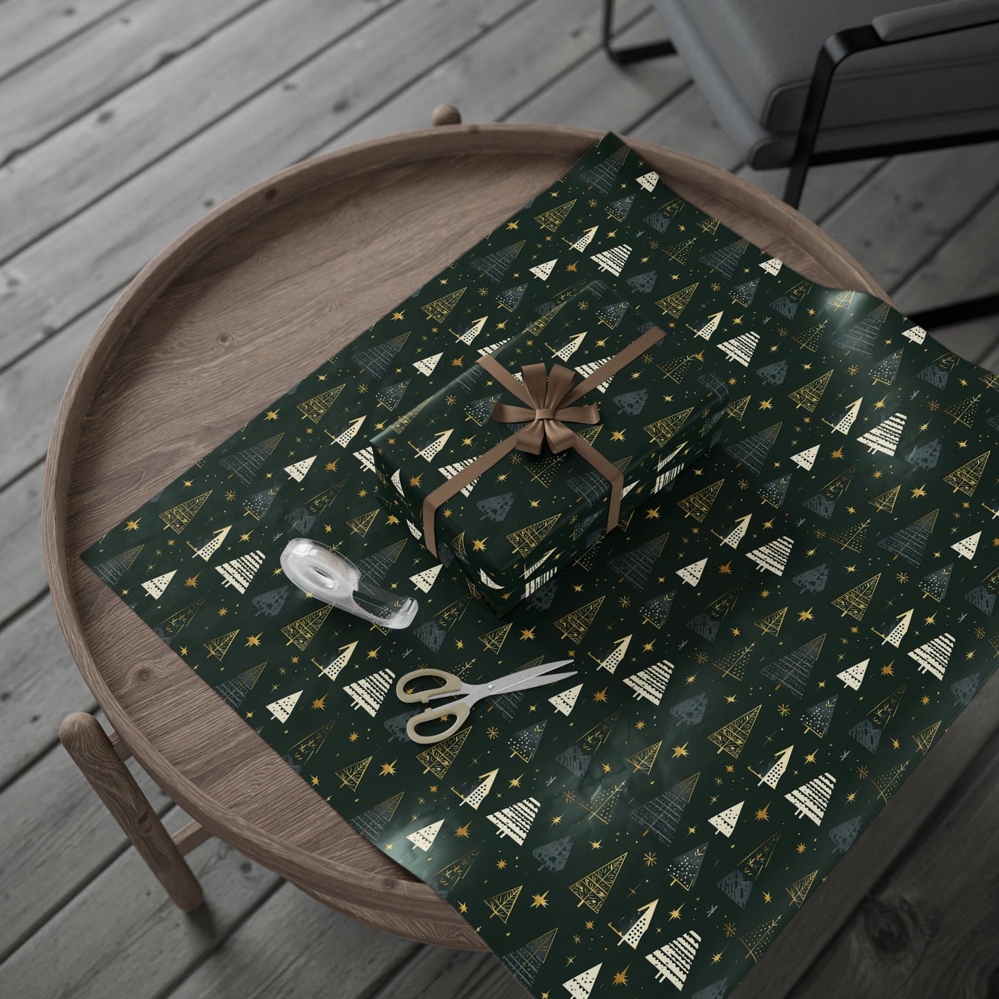 Festive Wrapping Paper - Holiday Gift Wrap, Christmas, Birthdays, Eco-Friendly, Special Occasions