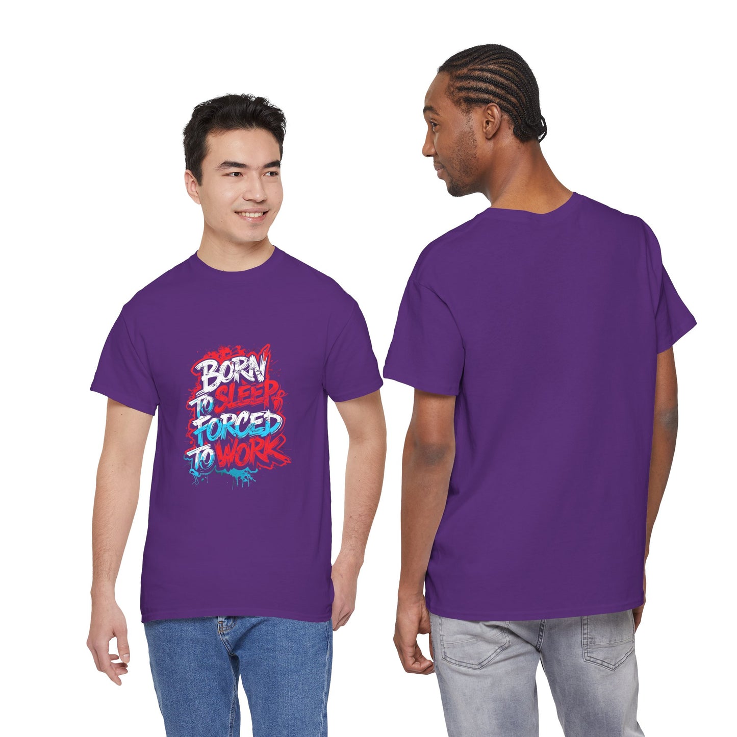 Born to Sleep, Forced to Work T‑Shirt — Funny Graphic Tee for Night Owls