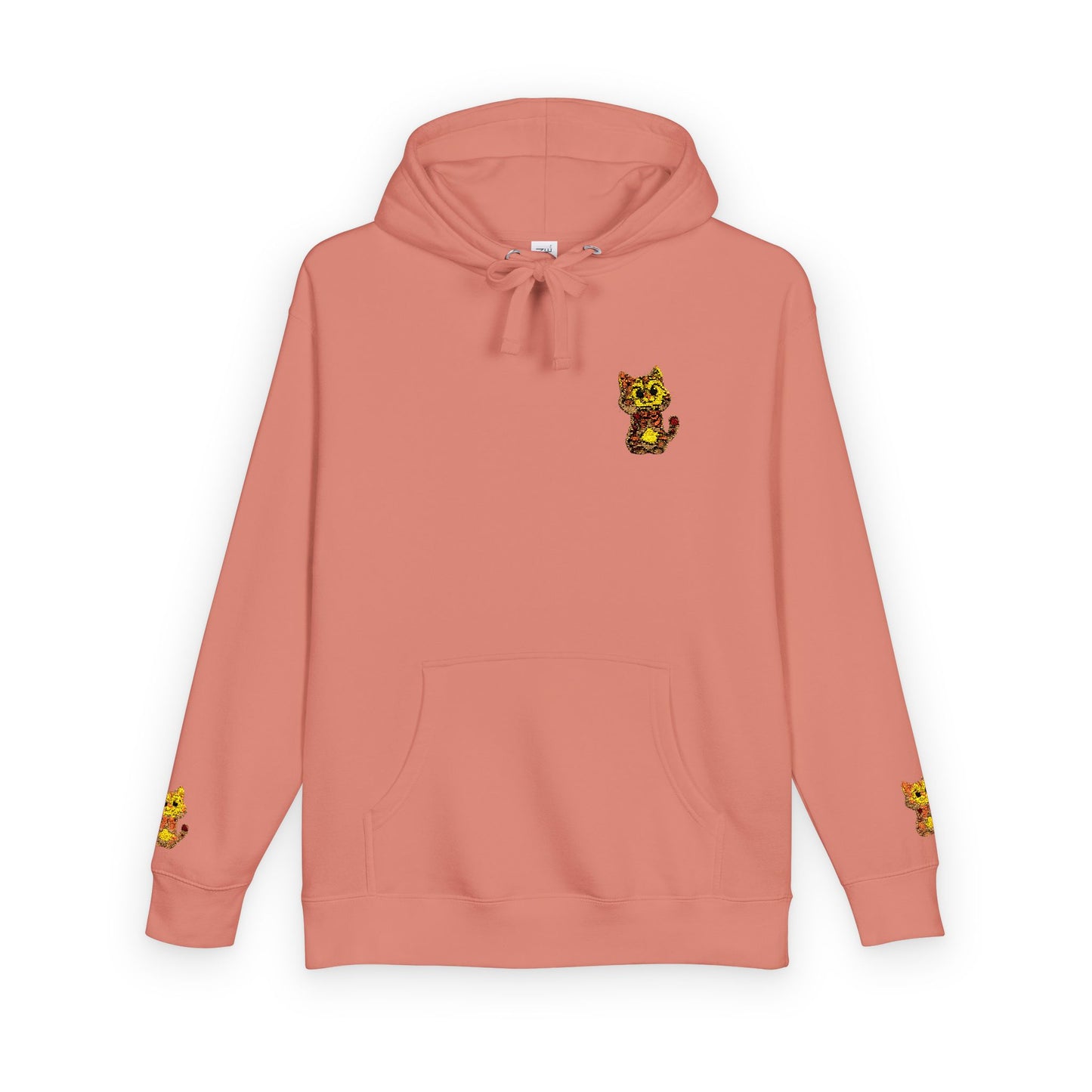 Cozy Fleece Hoodie with Cute Animal Design, Unisex Sweatshirt for Casual Outings, Gifts for Animal Lovers, Perfect for Fall and Winter