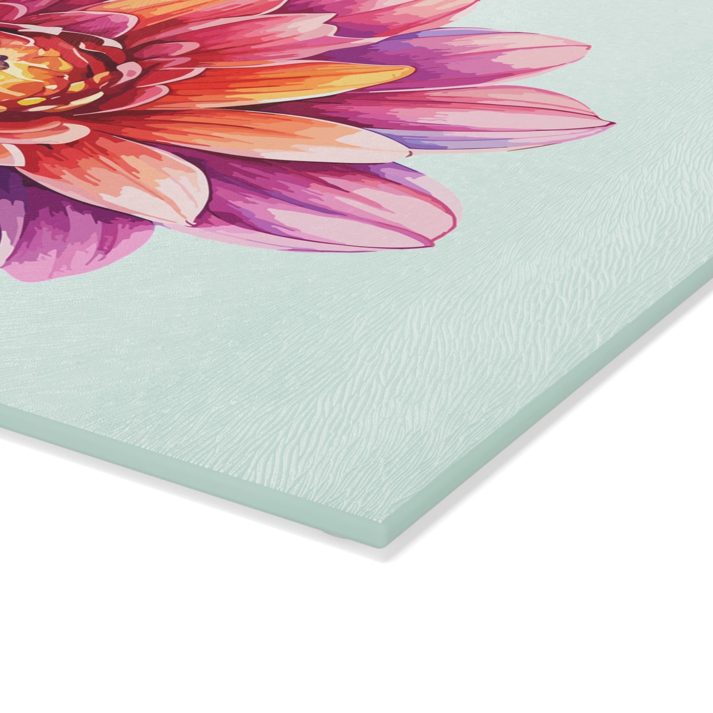 Floral Glass Cutting Board