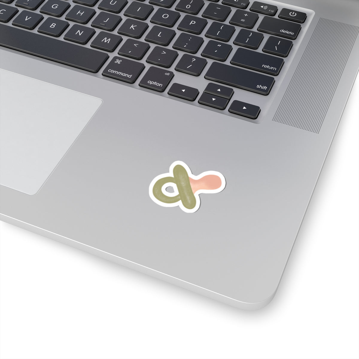 Baby Pacifier Kiss-Cut Stickers | Cute Stickers for Baby Showers, Nursery Decor, Gift for New Parents, Laptop Decals, Baby-Themed Crafts